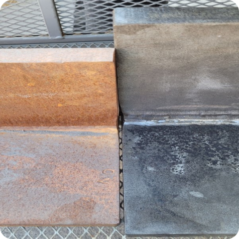 laser rust removal before and after