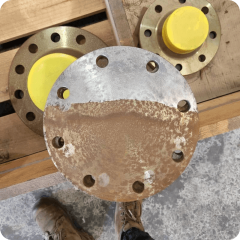 machinery elements rust removal industrial laser cleaning